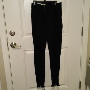 Vibrant M.i.u black ripped jeans